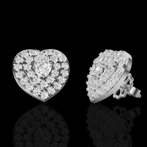 Bông tai Kim Cương Nữ Tâm Luxury