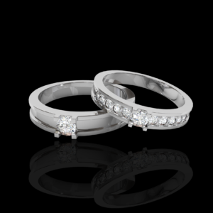 Nhẫn Cưới Kim Cương Tâm Luxury