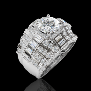 Nhẫn Kim Cương Nam Tâm Luxury