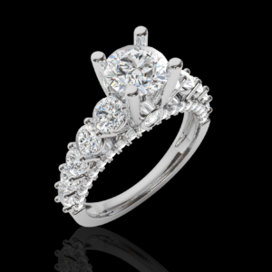 Nhẫn Kim Cương Nữ Tâm Luxury