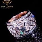 Nhẫn Kim Cương Nam “Glitter” – NNA1034