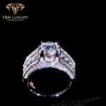 Nhẫn Kim Cương Nam “Baguette” – NNA1074