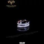 Nhẫn Kết Kim Cương Vàng Ý 750 VVS+ “Manificient” – Mã NK647