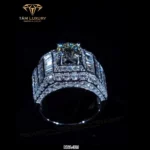 Nhẫn Kim Cương Nam Vàng Ý 750 VVS+ “Uri” – Mã NNA321