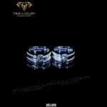 Nhẫn Kim Cương Vàng Ý 750 Cặp “Vianna” – NC679