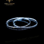 Bông Tai Kim Cương 750 VVS + “Reginald” – Mã BT791