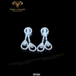 Bông Tai Kim Cương Vàng Ý 750 “Paul” – BT314