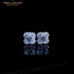 Bông Tai Vàng Ý Kim Cương Nữ “Majesty Jewels” – Mã BT423