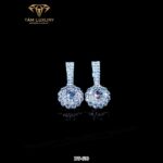 Bông Tai Kim Cương Vàng Ý “Eunice” – BT600 Bông Tai Kim Cương Vàng Ý “Eunice” – BT600