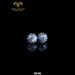 Bông Tai Vàng Ý Kim Cương “Helga” – BT640