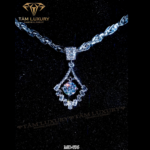 Mặt Dây Chuyền Kim Cương Vàng Ý 750 “Rowena” – Mã MD796