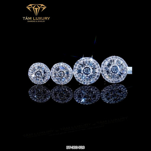 Bông Tai Kim Cương Vàng Ý “Prism” – BT303-726