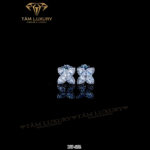 Bông Tai Kim Cương Vàng 750 “Bernadina” – BT652