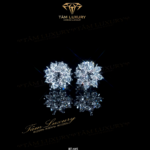 Bông Tai Kim Cương Vàng 750 “Kerenza” – BT445 Bông Tai Kim Cương Vàng 750 “Kerenza” – BT445