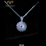 Mặt Dây Chuyền Kim Cương Vàng Ý 750 “Evelyn” – MD442