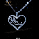 Mặt Dây Kim Cương Vàng Ý 750 “Rowan” – MD799