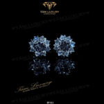 Bông Tai Kim Cương Vàng Ý 750 “Alaya” – BT311