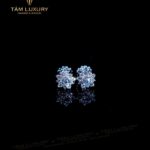 Bông Tai Kim Cương Nữ Vàng Ý “Butterfly” – BT637