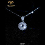 Mặt Dây Chuyền Kim Cương Vàng Ý 750 “Dramatic” – MD717