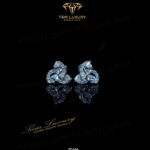 Bông Tai Vàng Ý Kim Cương “Bibiane” – BT664