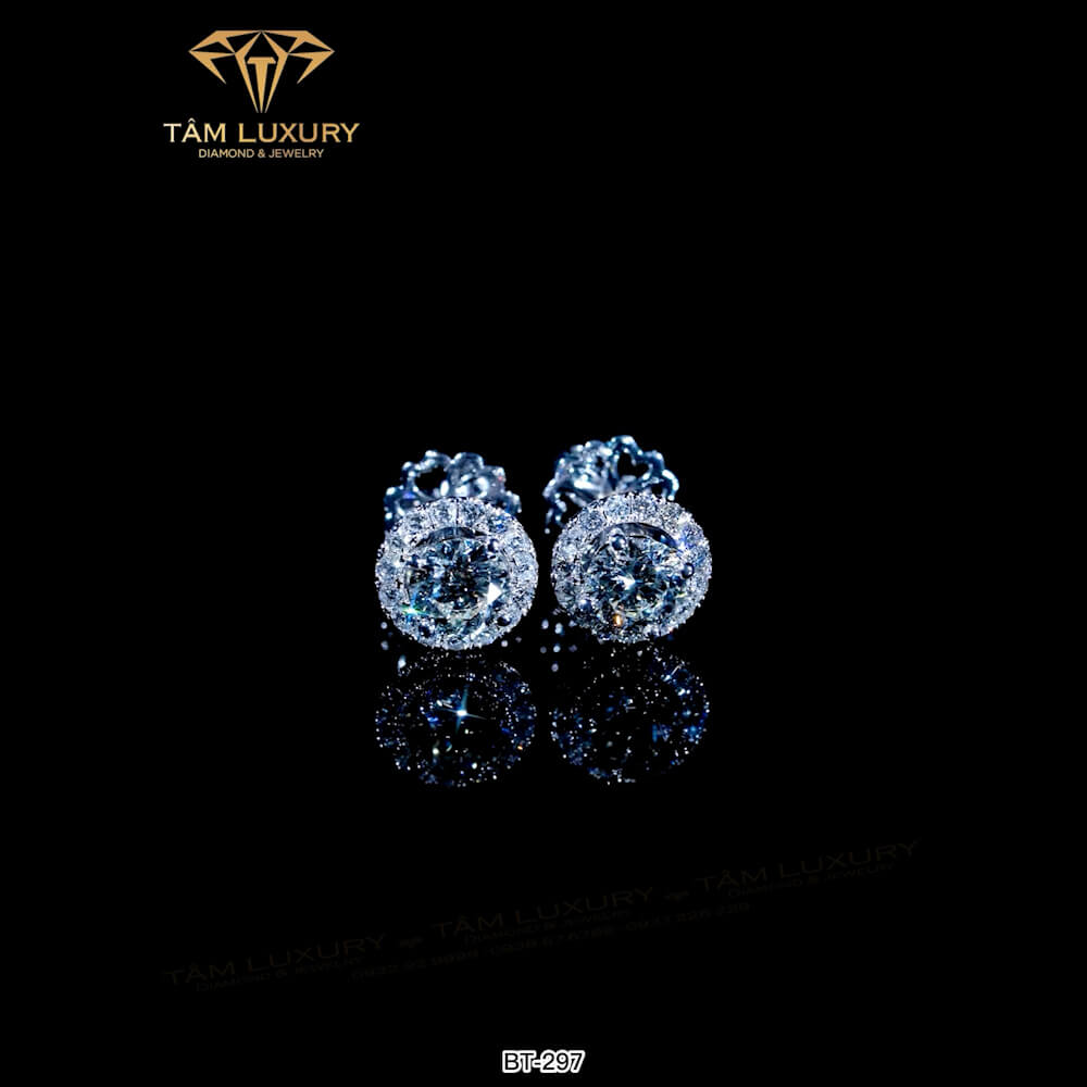 Thông Tin Cơ Bản Về Bông Tai Kim Cương Vàng Ý “Glistened” – BT297