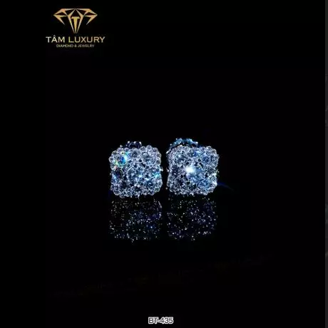 Bông Tai Kim Cương VVS+ "Timeless" - Mã BT435