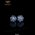 Bông Tai Kim Cương Vàng 750 “Aimee” – Mã BT334