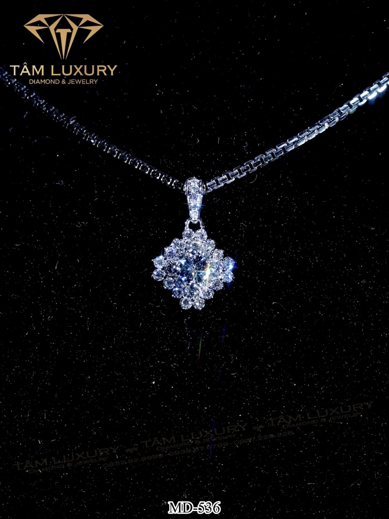Những Dịch Vụ Chỉ Có Tại Tâm Luxury Khi Mua Mặt Dây Chuyền Kim Cương “Noble” – Mã MD675